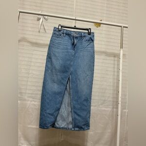 Old Navy High Low Denim Skirt